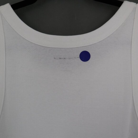 J. Crew Perfect Fit Tank Top Womens White Minimalist Casual Layering Beach NWD - Picture 5 of 8